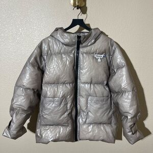 Ader Error Transparent Down Jacket